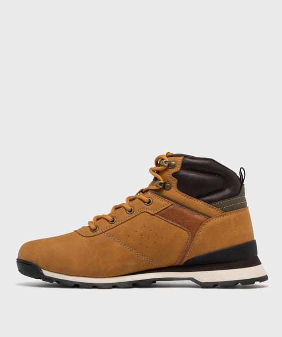 Chaussures montantes esprit randonnée homme - Schott N.Y.C. vue3 - SCHOTT - GEMO