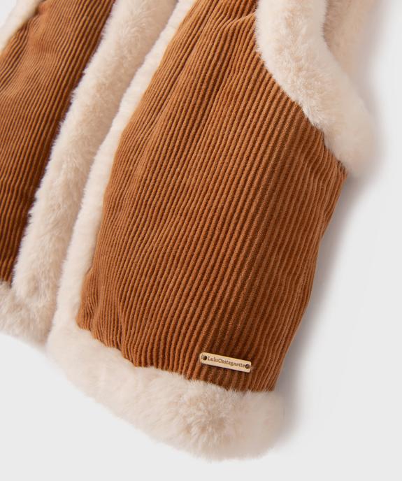 Veste sans manches réversible bébé fille - LuluCastagnette vue3 - LULUCASTAGNETTE - GEMO