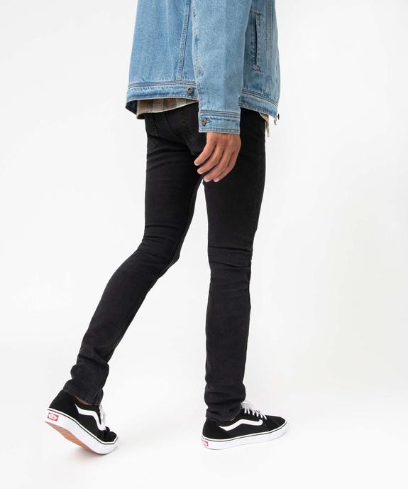 Jean homme coupe Skinny délavé  vue3 - GEMO 4G HOMME - GEMO