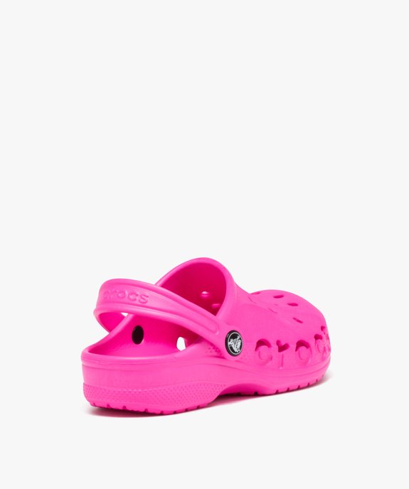 Sabots souples fille unis avec perforations Baya - Crocs vue4 - CROCS - GEMO
