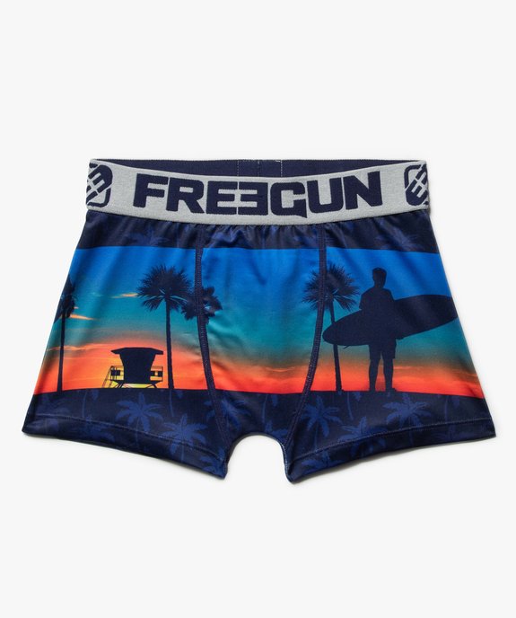 Boxer garçon à motif plage - Freegun vue1 - FREEGUN - GEMO