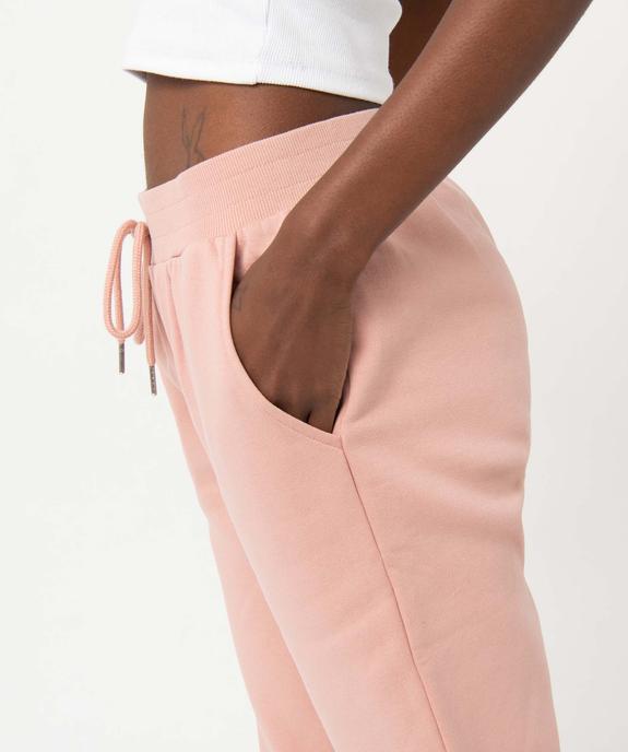 Pantalon de jogging femme avec intérieur molletonné vue6 - GEMO(FEMME PAP) - GEMO