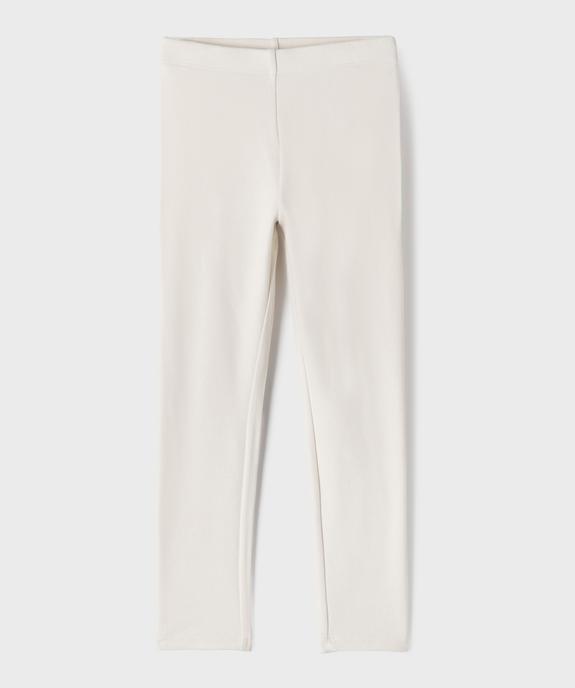 Legging long en maille chaude fille vue1 - GEMO (ENFANT) - GEMO