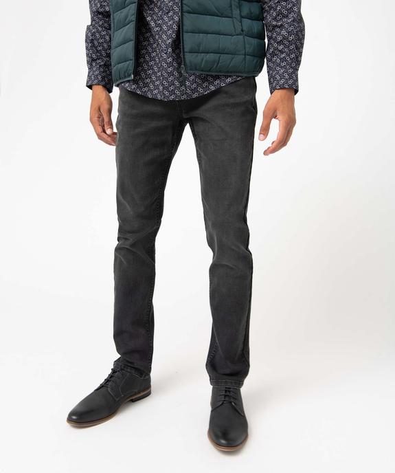 Jean homme coupe Straight légèrement délavé vue1 - GEMO 4G HOMME - GEMO