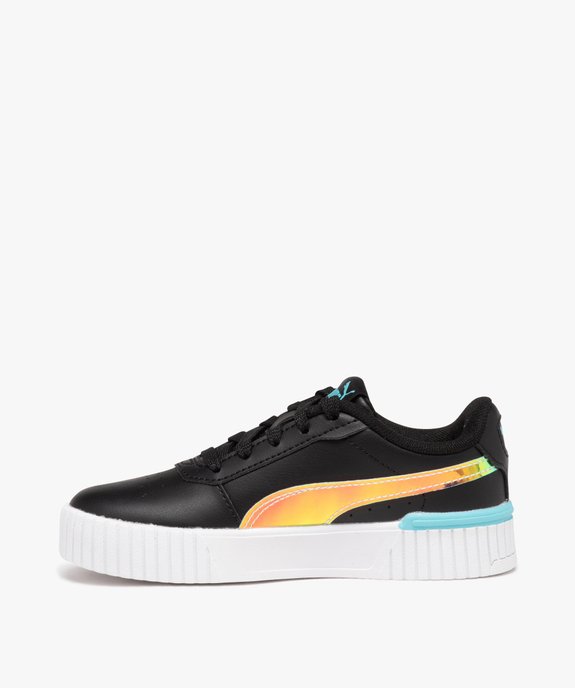 Baskets fille unies avec détails fantaisie et semelle épaisse - Puma vue3 - PUMA - GEMO