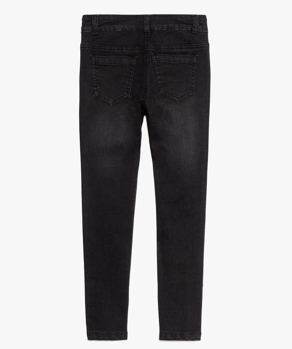 Jean fille coupe skinny en matière extensible vue2 - GEMO (ENFANT) - GEMO