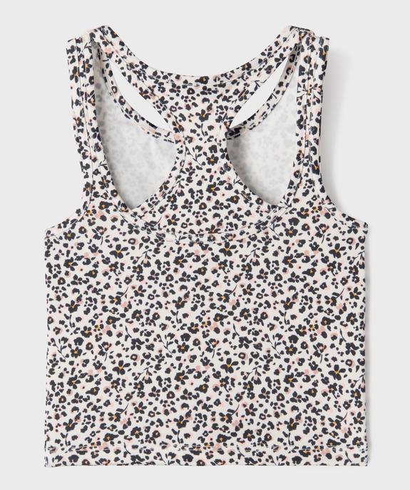 Débardeur de sport à motif fleuris fille vue2 - GEMO 4G FILLE - GEMO