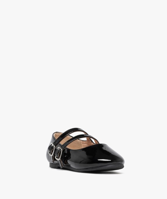 Ballerines fille vernies avec double brides à boucle vue3 - LOVELY WINGS - GEMO