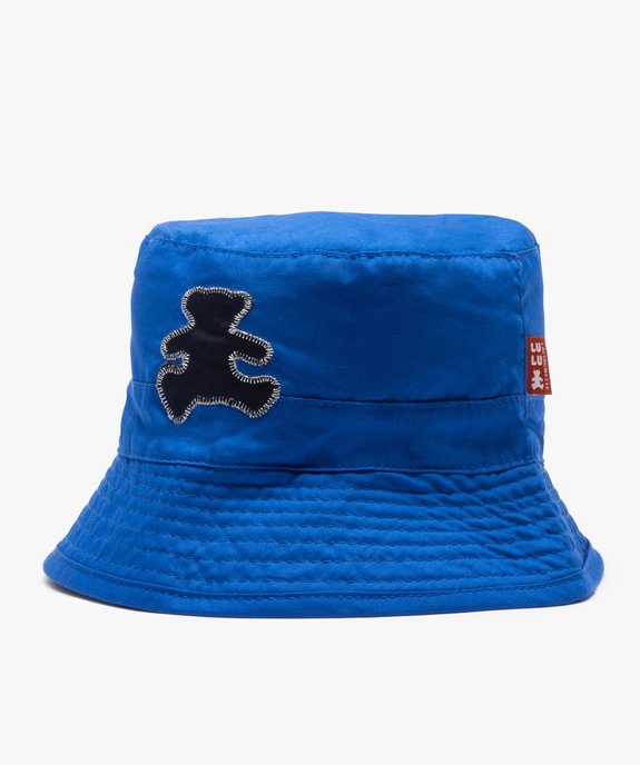 Chapeau bébé garçon forme bob réversible - LuluCastagnette vue1 - LULUCASTAGNETTE - GEMO