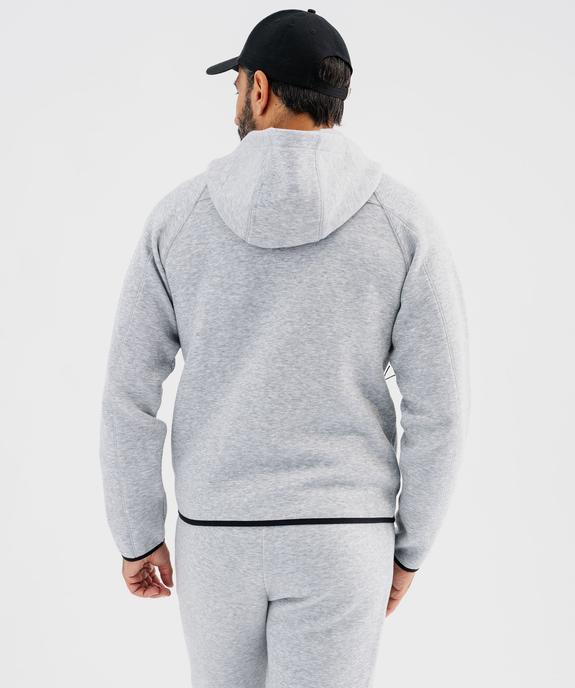 Sweat zippé à capuche homme vue4 - GEMO (HOMME) - GEMO