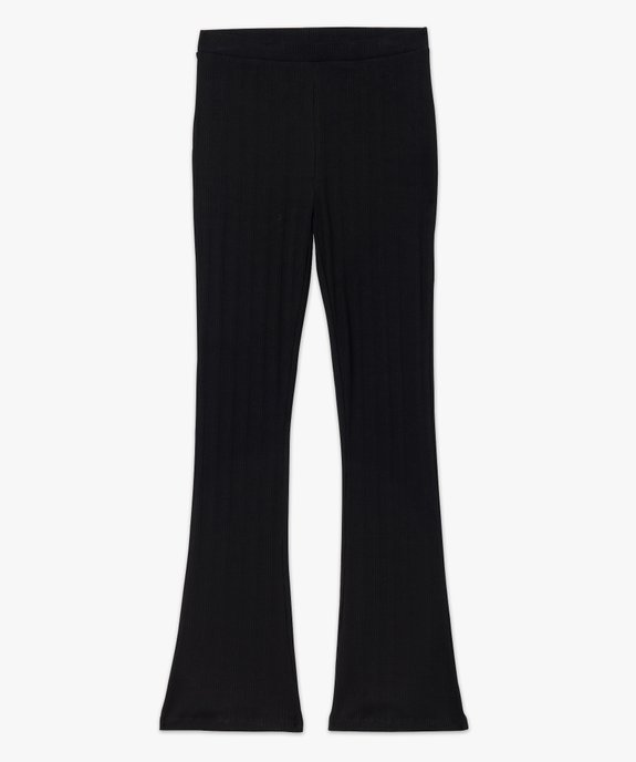 Leggings en maille côtelée coupe flare femme vue4 - GEMO(FEMME PAP) - GEMO