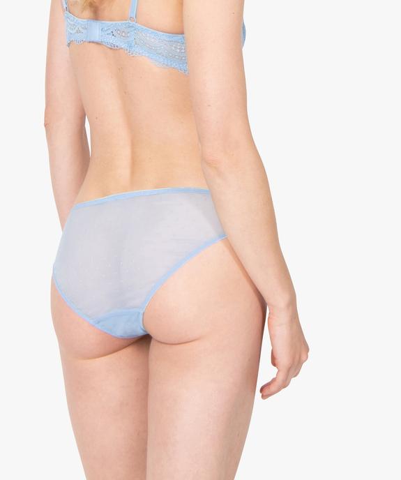 Culottes en dentelle et tulle femme (lot de 2) vue2 - GEMO(HOMWR FEM) - GEMO