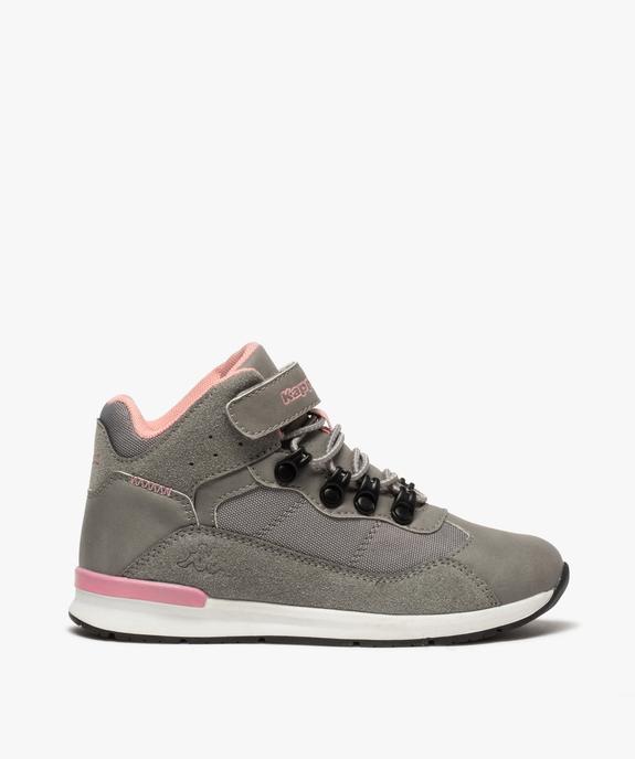 Baskets fille mid-cut à lacets et scratch – Kappa Kensington vue1 - KAPPA - GEMO