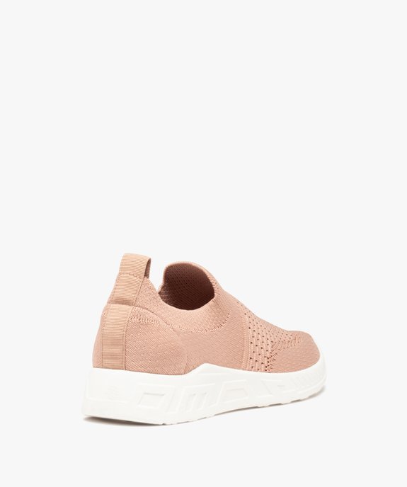 Baskets femme extra souples en maille unie vue4 - GEMO (SPORTSWR) - GEMO