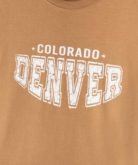 Pyjama bicolore avec inscription garçon vue2 - GEMO 4G GARCON - GEMO