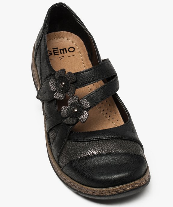 Babies femme confort avec brides scratch à fleur vue5 - G'FLEX - GEMO