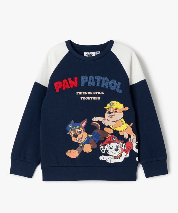 Sweat avec motif et inscription bouclette garçon - Pat Patrouille vue3 - PAT PATROUILLE - GEMO