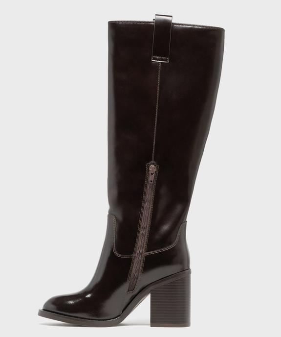 Bottes cavalières à talon haut femme vue3 - FOLLOW ME - GEMO