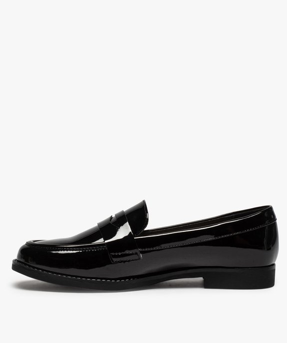 Mocassins femme vernis à talon plat style classique vue4 - VALENTINA BALDA - GEMO