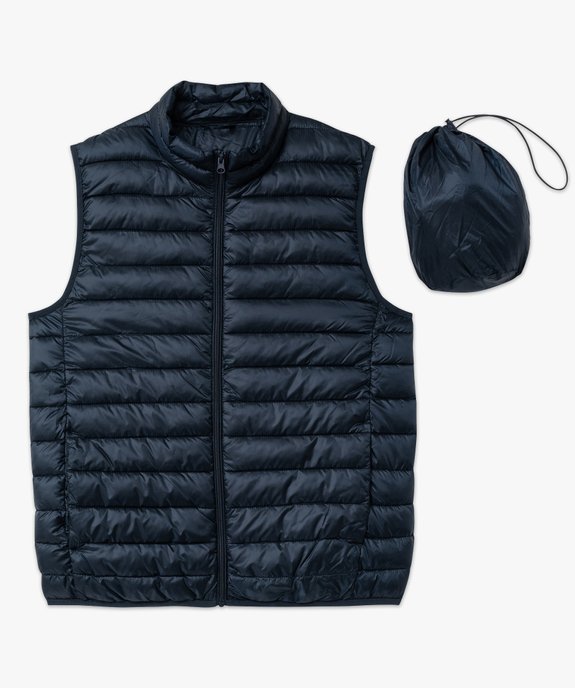 Doudoune homme sans manches avec col montant vue8 - GEMO 4G HOMME - GEMO