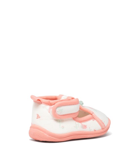 Chaussons imprimés animaux à scratch bébé vue4 - GEMO 4G BEBE - GEMO