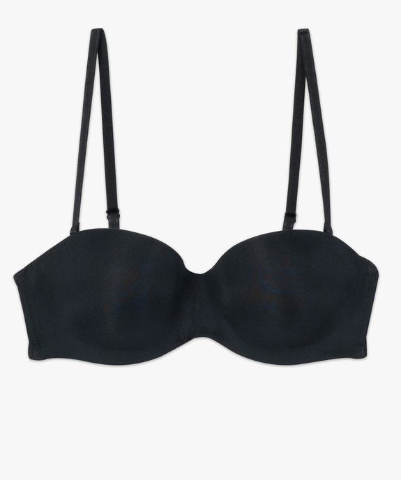 Soutien-gorge bandeau en microfibre avec bretelles muti-positions vue5 - GEMO(HOMWR FEM) - GEMO