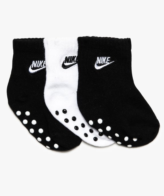 Chaussettes bébé (lot de 3) sportswear antidérapantes - Nike vue1 - NIKE - GEMO