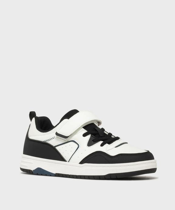 Baskets à scratch bicolore garçon - 5 Miles vue2 - 5 MILES - GEMO