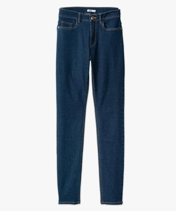 Jean Slim taille haute stretch femme vue5 - GEMO(FEMME PAP) - GEMO