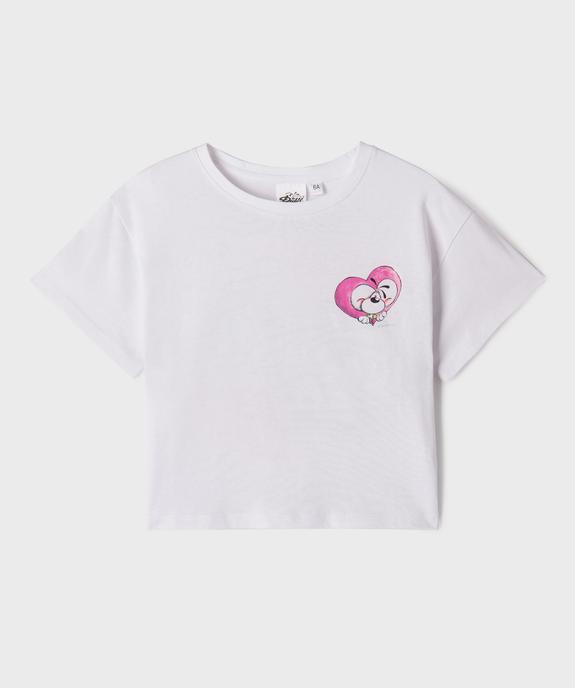 Tee-shirt manches courtes imprimé fille - Diddl vue1 - DIDDL - GEMO