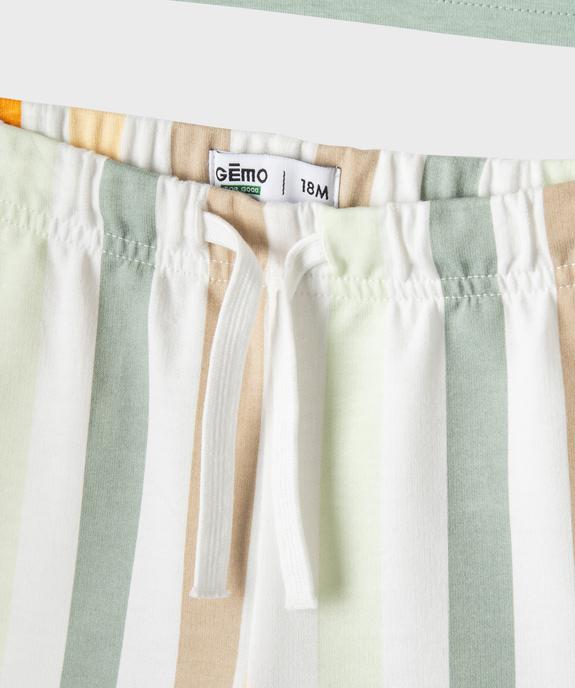 Ensemble 2 pièces bébé garçon - Débardeur et short vue3 - GEMO 4G BEBE - GEMO