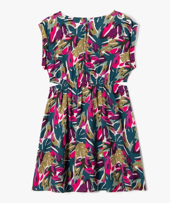 Robe fille imprimée avec ouvertures à la taille vue3 - GEMO (ENFANT) - GEMO