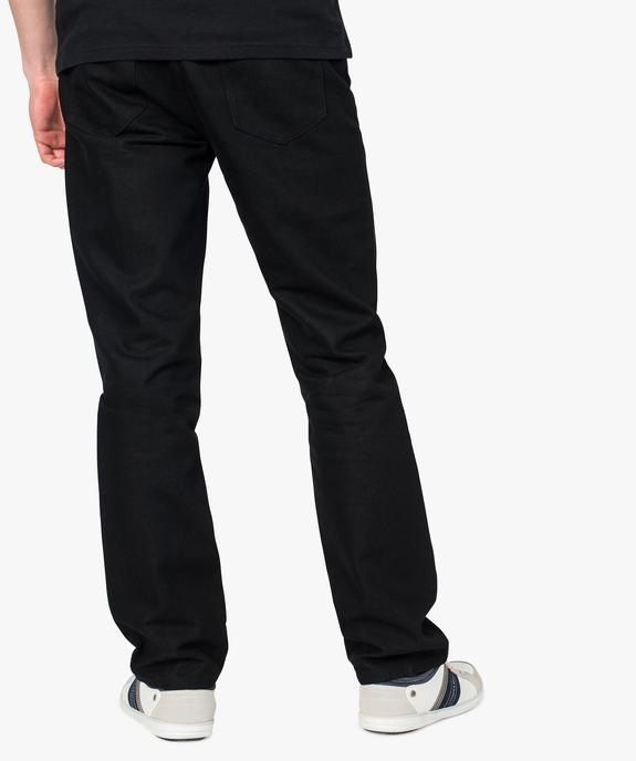 Jean homme regular 5 poches longueur L32 vue3 - GEMO (HOMME) - GEMO