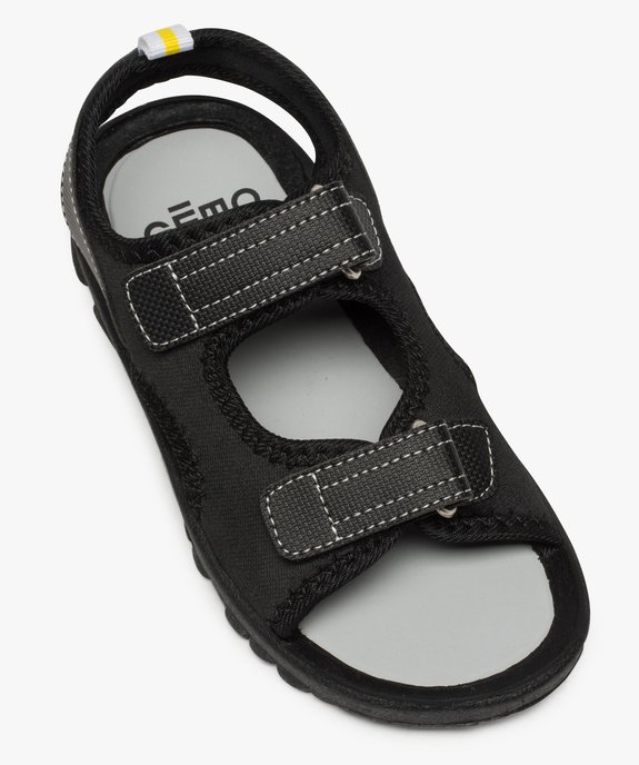 Sandales garçon à semelle crantée et fermeture scratch vue5 - GEMO (ENFANT) - GEMO