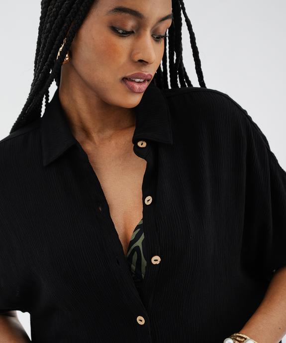 Veste de plage mi-longue à manches courtes femme vue2 - GEMO 4G FEMME - GEMO