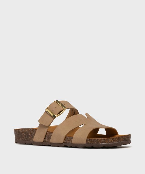 Mules semelle intérieure cuir anatomique femme vue2 - VALENTINA BALDA - GEMO