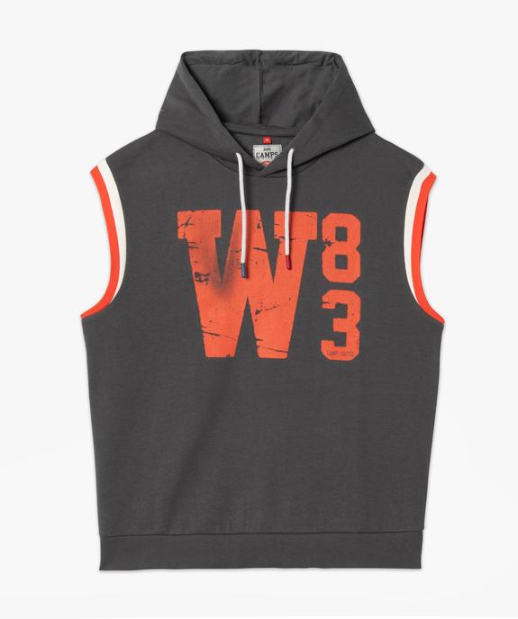 Sweat homme à capuche sans manches  – Camps United vue4 - CAMPS UNITED - GEMO