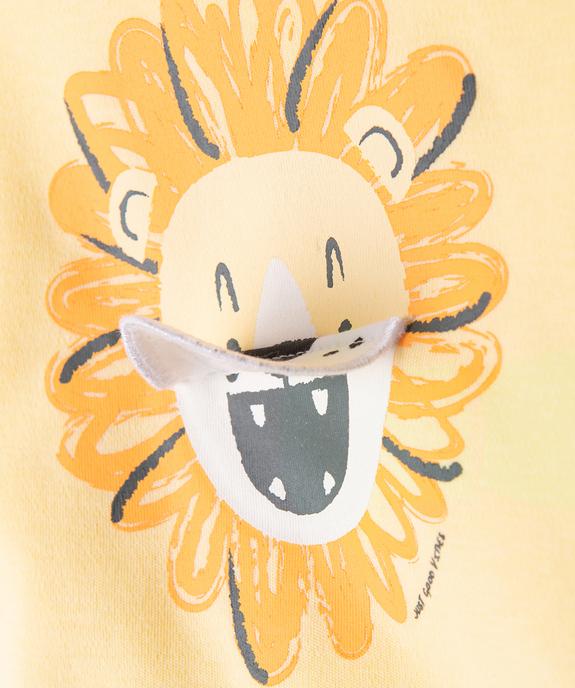 Ensemble 2 pièces avec motif lion bébé garçon tee-shirt et short vue2 - GEMO 4G BEBE - GEMO