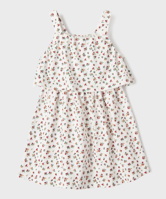 Robe courte à bretelles effet 2-en-1 fille vue1 - GEMO 4G FILLE - GEMO