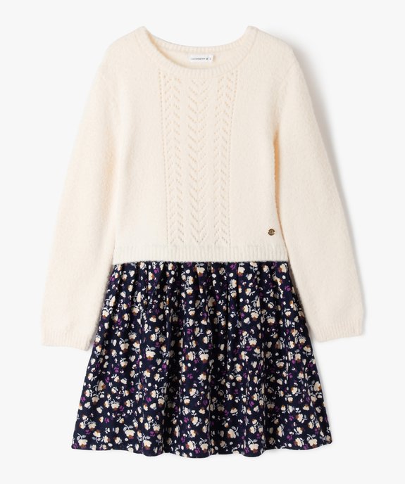 Robe effet 2-en-1 fille - LuluCastagnette vue1 - LULUCASTAGNETTE - GEMO
