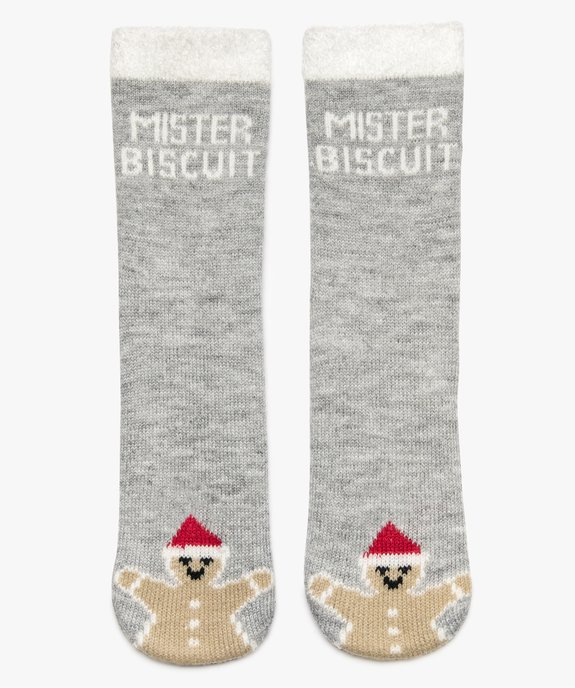 Chaussettes garçon antidérapantes motif Noël vue1 - GEMO (ENFANT) - GEMO