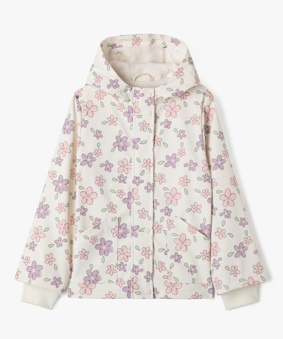 Imperméable à capuche à motifs fleuris fille vue6 - GEMO (ENFANT) - GEMO