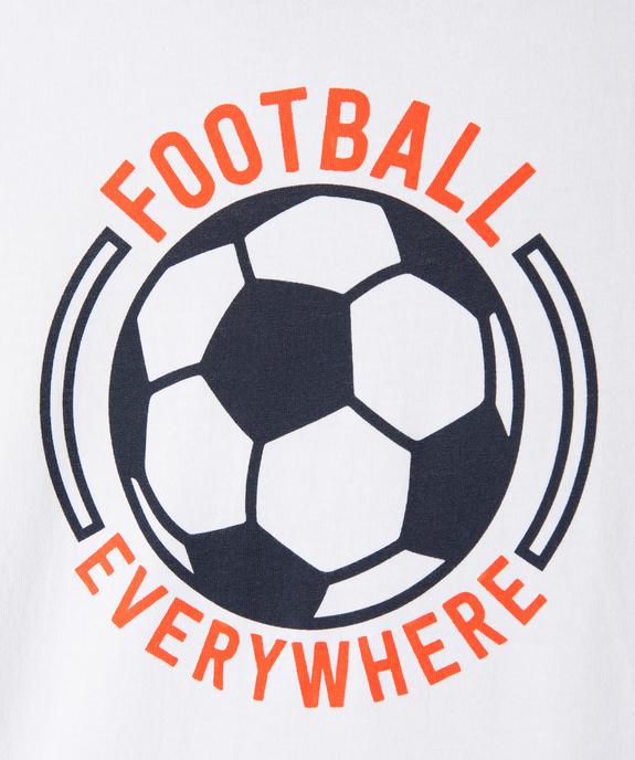 Tee-shirt football à manches courtes garçon vue3 - GEMO (ENFANT) - GEMO