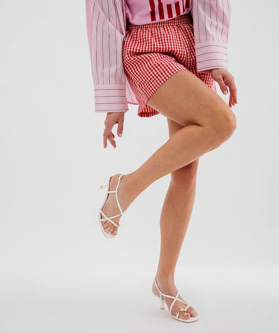 Sandales à talon fin multibrides avec bijou de pied femme vue7 - FOLLOW ME - GEMO