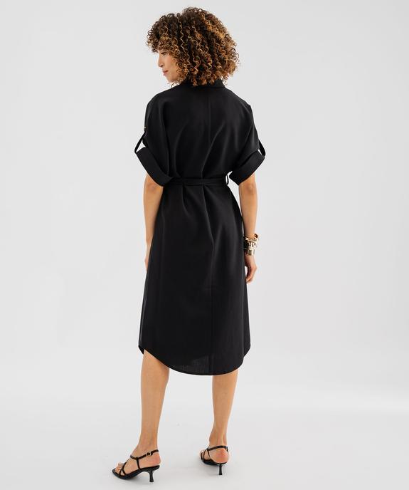 Robe chemise à manches courtes femme vue3 - GEMO(FEMME PAP) - GEMO