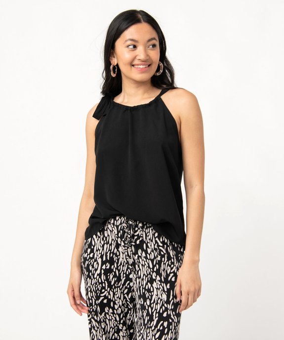Blouse sans manches avec emmanchure américaines femme vue2 - GEMO(FEMME PAP) - GEMO