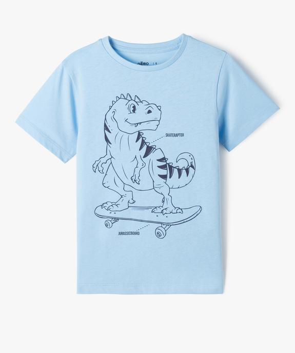Tee-shirt à manches courtes avec motif animalier garçon vue1 - GEMO (ENFANT) - GEMO