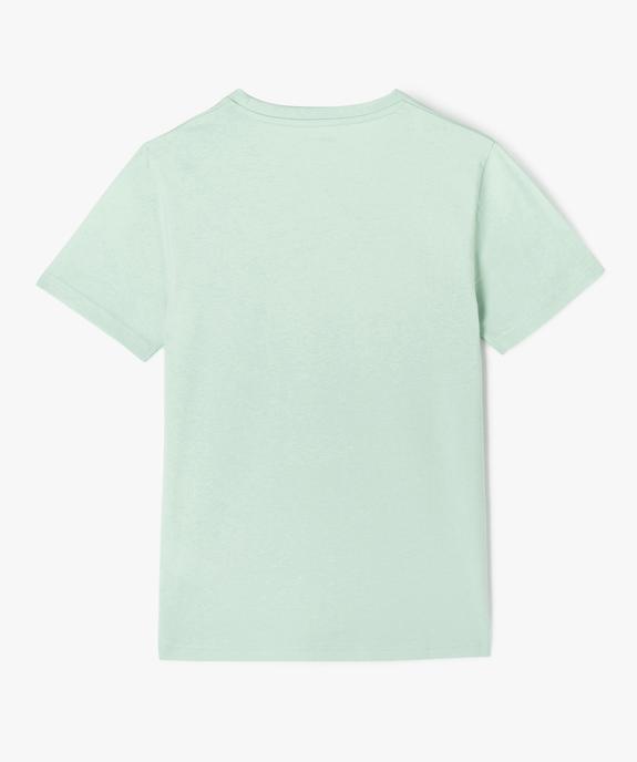 Tee-shirt manches courtes imprimé skate garçon vue4 - GEMO 4G GARCON - GEMO