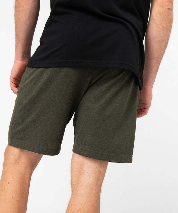 Short de pyjama en jersey à taille élastique homme vue3 - GEMO(HOMWR HOM) - GEMO