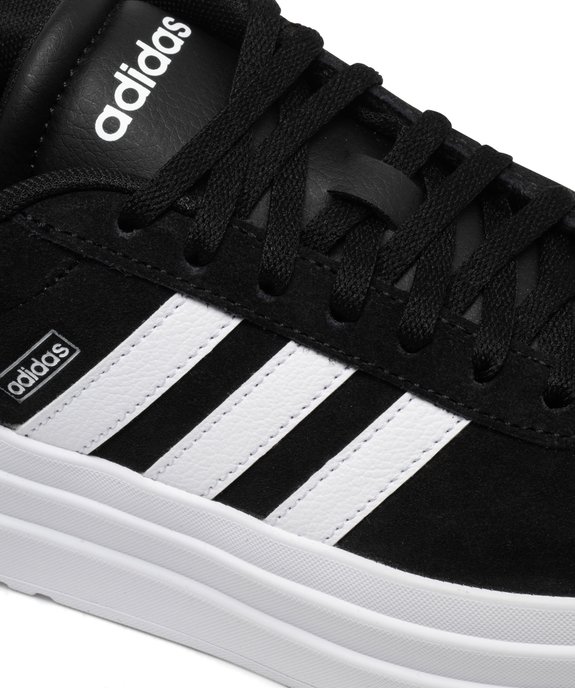 Baskets en cuir VL Court bold avec semelle plateforme femme - Adidas vue12 - ADIDAS - GEMO